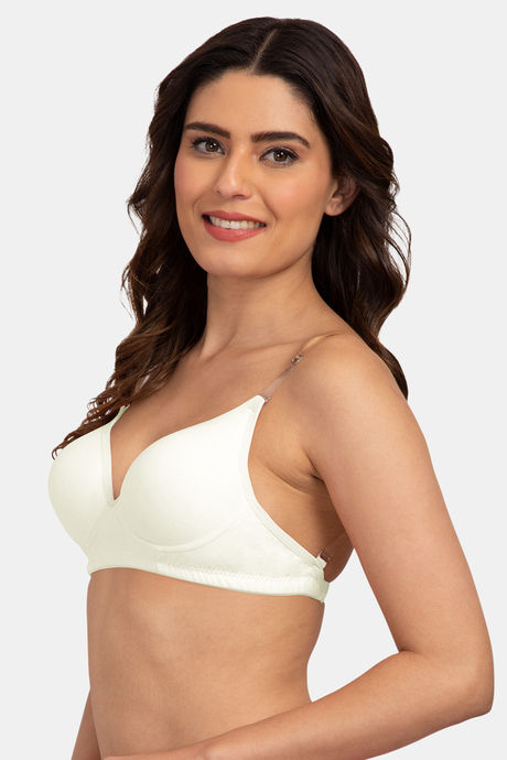 Tweens Padded Non-Wired Full Coverage T-Shirt Bra - Off-White — image 3